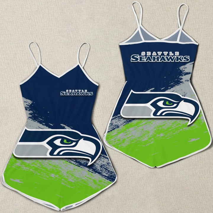 Seattle Seahawks Women Romper Jumpsuit