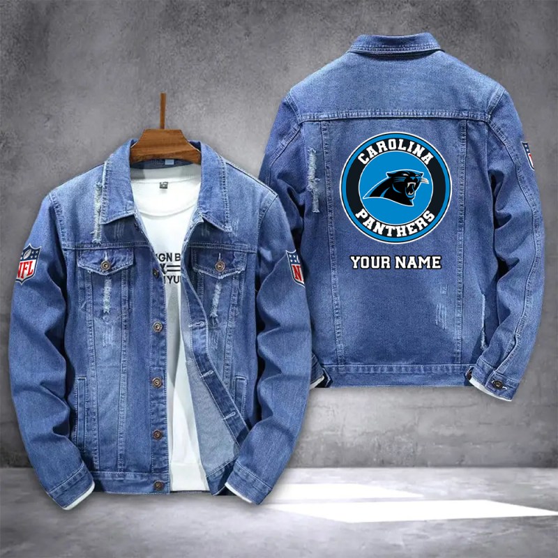 Carolina Panthers Denim Jacket