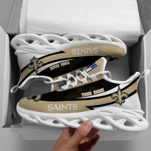New Orleans Saints Personalized Yezy Running Sneakers