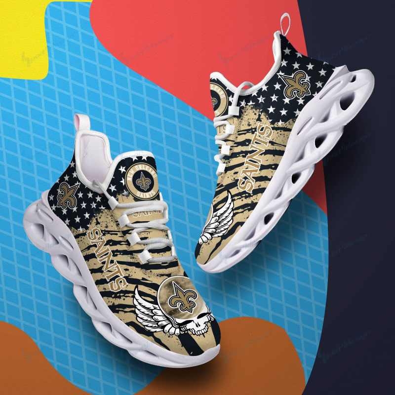 New Orleans Saints Yezy Running Sneakers Design