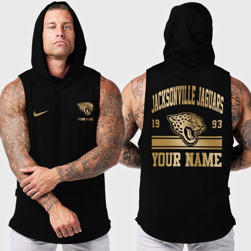 Jacksonville Jaguars Men's Workout Hooded Tank Top