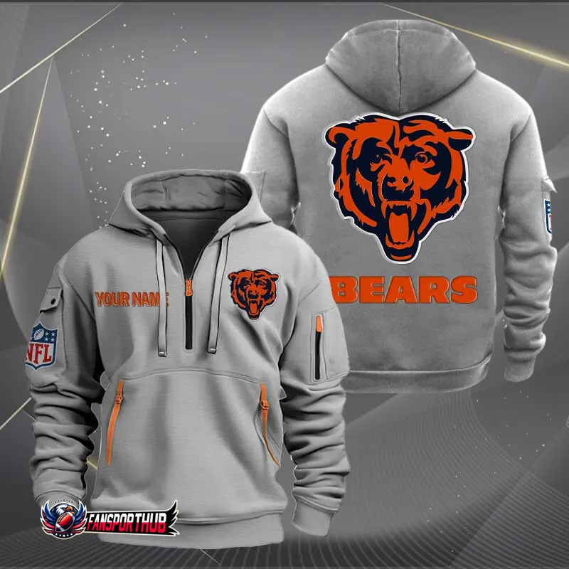 Chicago Bears Hoodie Back View