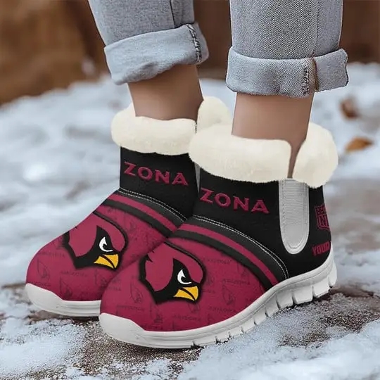Arizona Cardinals Comfy Winter Snow Boots Image 2