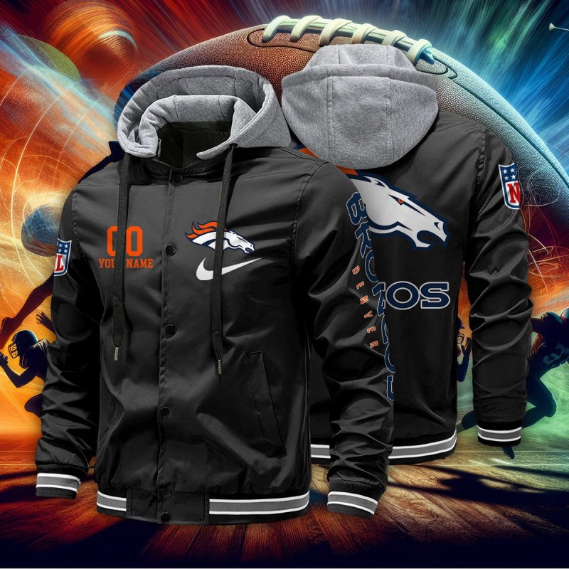 Denver Broncos Jacket Back View
