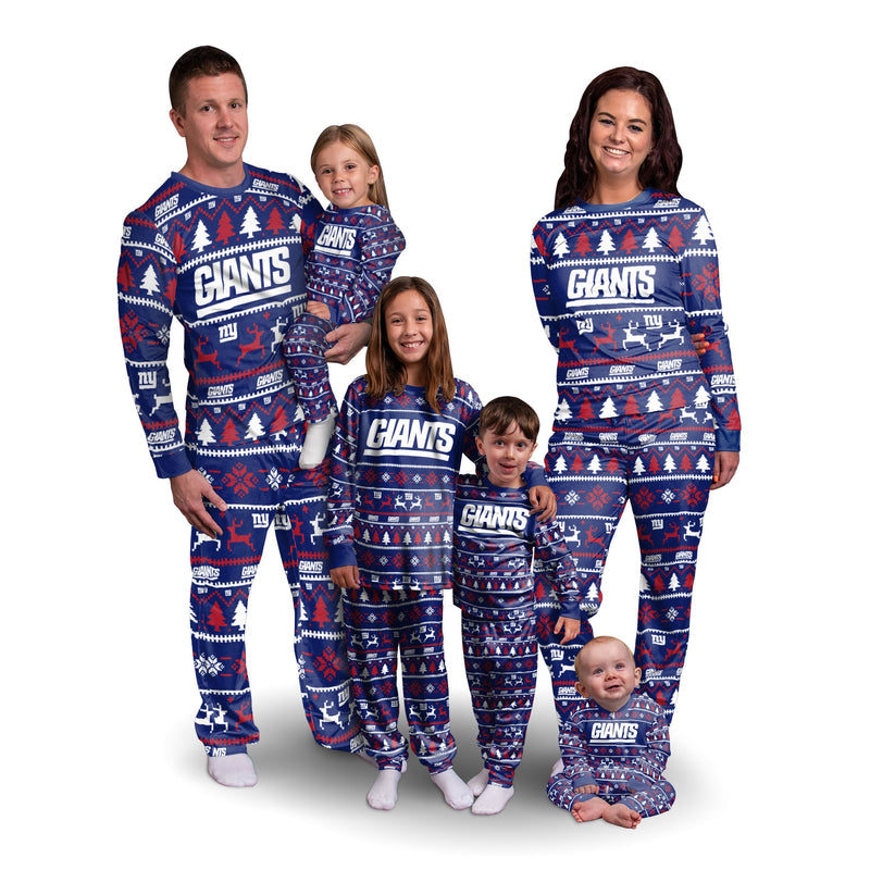 New York Giants Family Holiday Pajamas