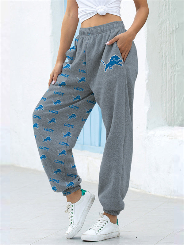 Detroit Lions 3D Printed Pocket Sweatpants
