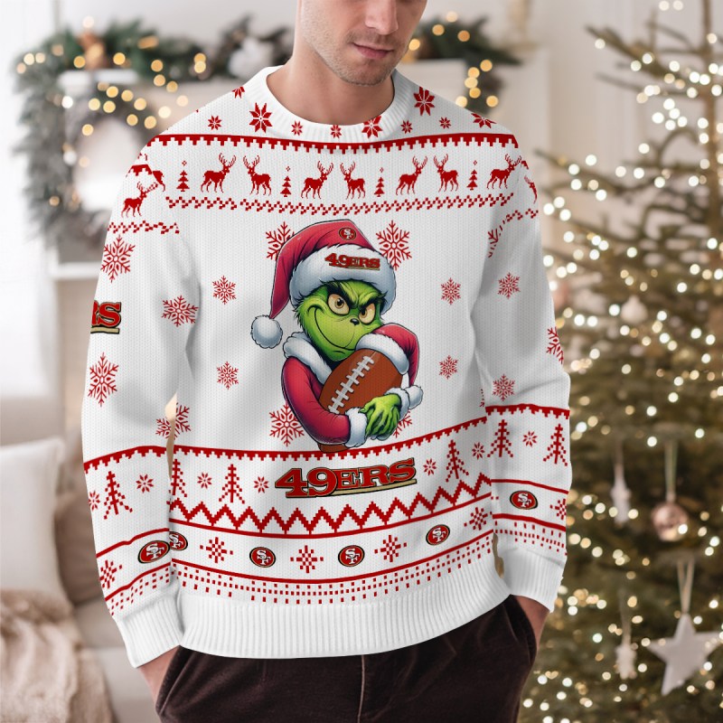 San Francisco 49ers Ugly Christmas Sweater Outdoor 2