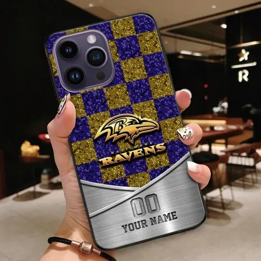 Custom Baltimore Ravens Football Phone Case