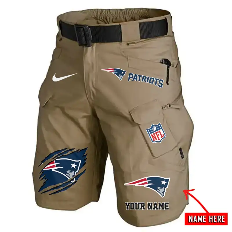 New England Patriots Men Shorts Side View