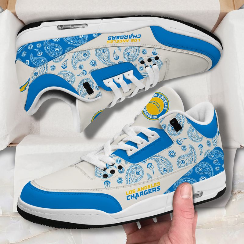 Los Angeles Chargers JD03 Shoe Image 1