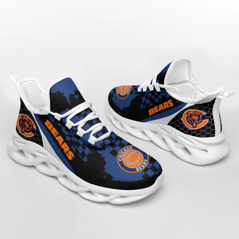 Yezy Running Sneakers in Chicago Bears Design