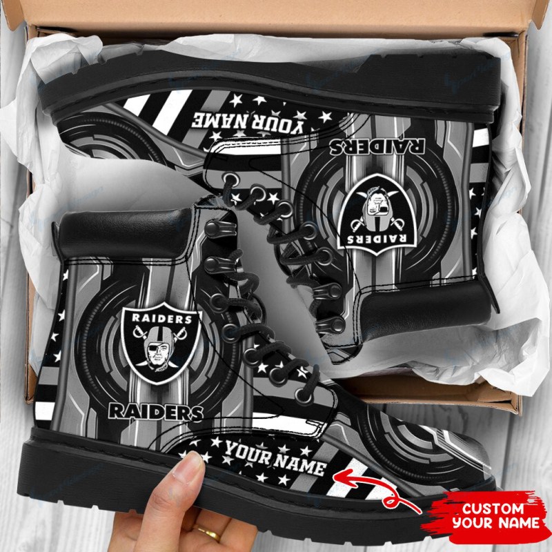 Las Vegas Raiders Personalized TBL Boots