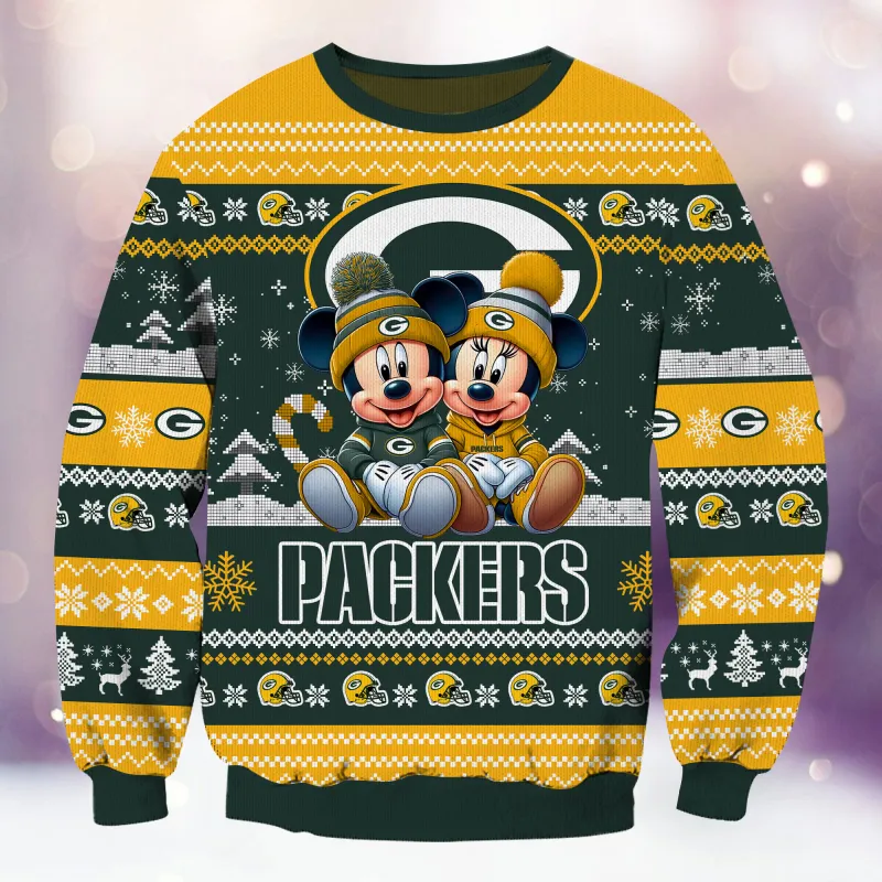 Green Bay Packers Ugly Christmas Sweater Image 3