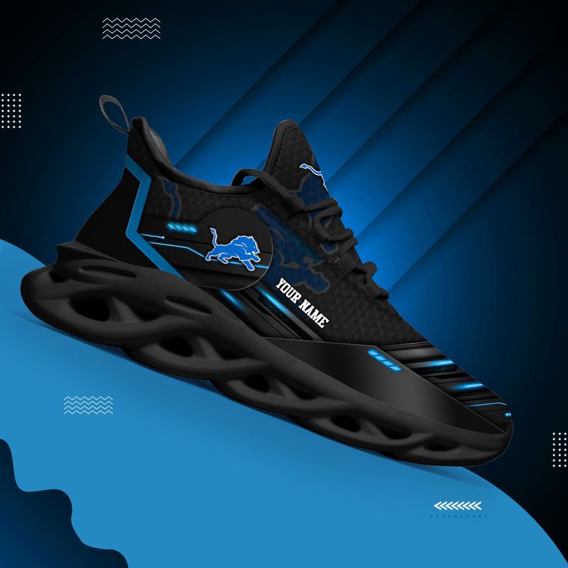 Detroit Lions Sneakers Side View