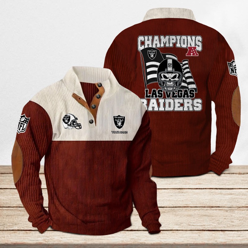 Las Vegas Raiders Colorful Stand Collar Sweatshirt Limited Edition AZCACSSW000090 6 AZCACSSW000090 – MK Red