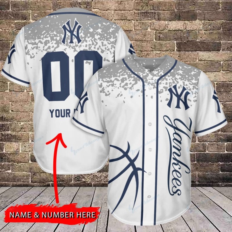 New York Yankees Personalized Baseball Jersey
