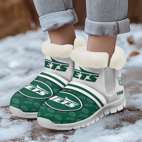 New York Jets Comfy Winter Snow Boots
