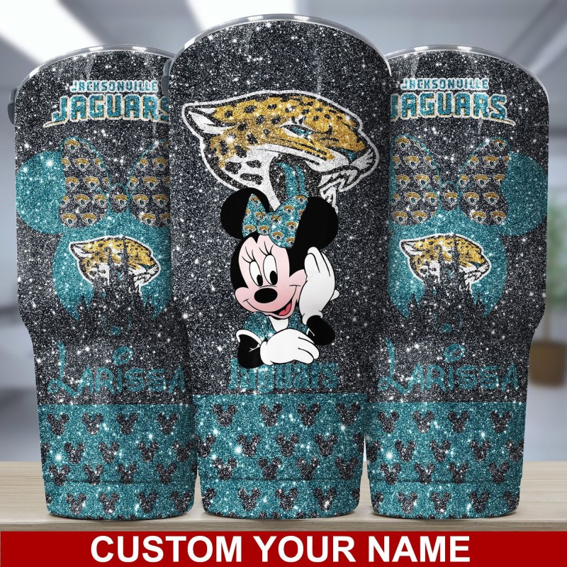 Jacksonville Jaguars Personalized Tumbler Design