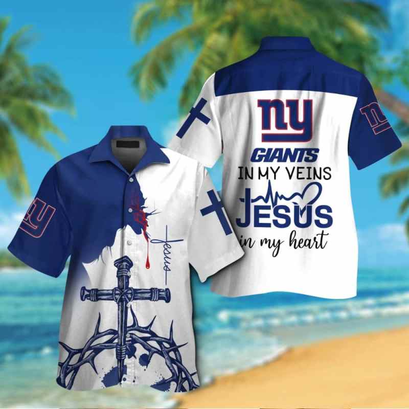 Sizing Chart for New York Giants Button Shirt BB816
