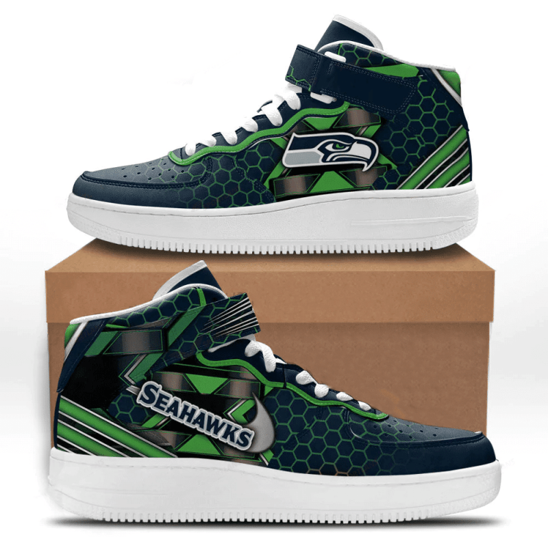 Seattle Seahawks High AF1 Sneakers