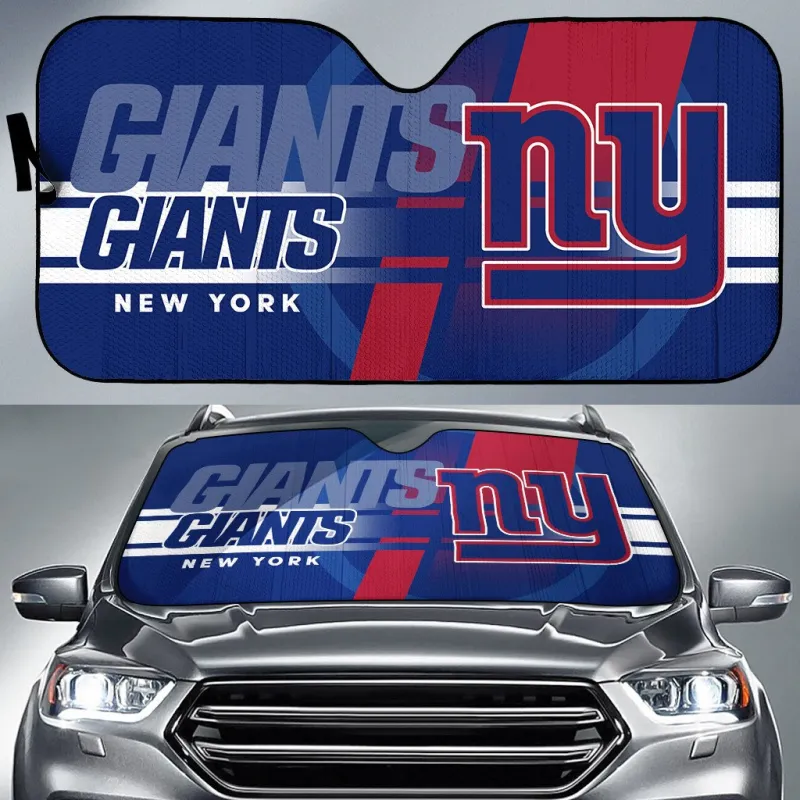 New York Giants Auto Sun Shade