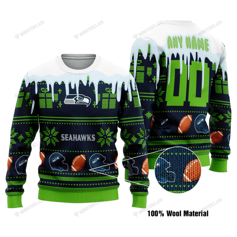 Seattle Seahawks Woolen Sweater