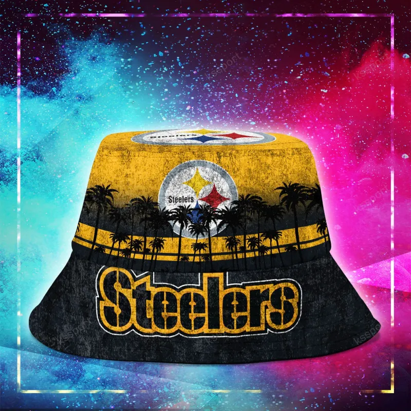 Reversible Pittsburgh Steelers Bucket Hat
