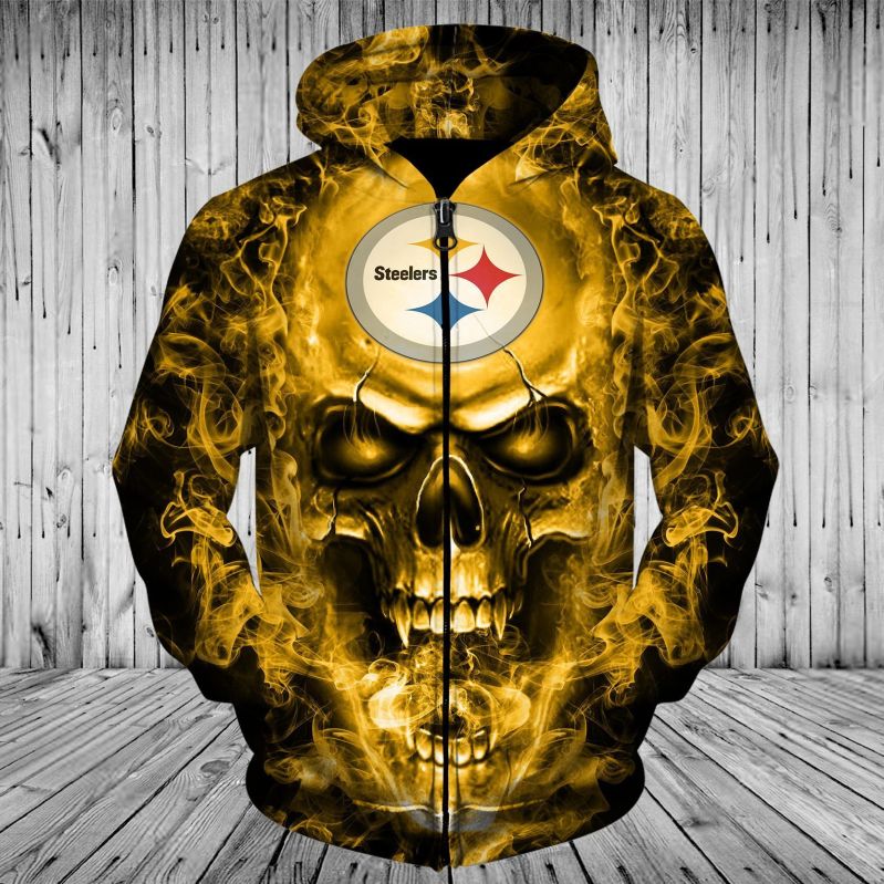 Pittsburgh Steelers 3D Full Print Hoodie Hoodie Detail