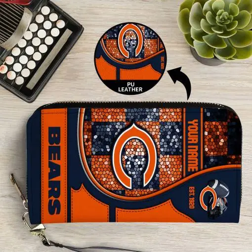 Stylish Wallet for Chicago Bears Fans