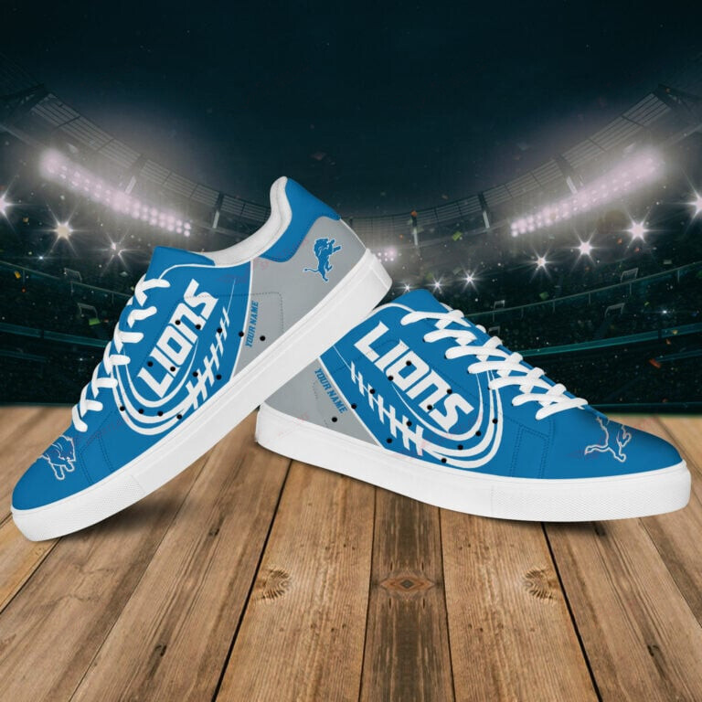Detroit Lions Personalized SS Custom Sneakers - Image 2