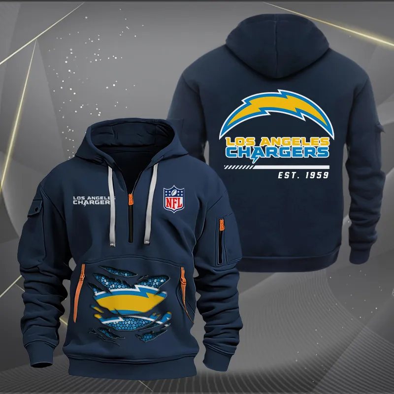 Los Angeles Chargers Hoodie Side View