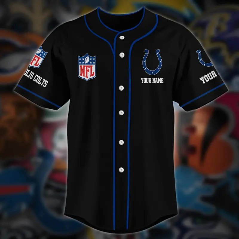 Stylish Indianapolis Colts Baseball Jersey