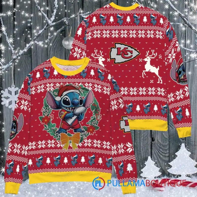 Kansas City Chiefs Ugly Christmas Sweater 1