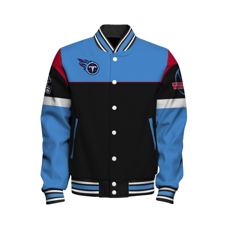 Tennessee Titans Varsity Jacket Detail