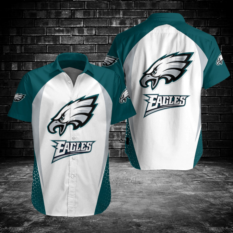 Sizing Chart for Philadelphia Eagles Button Shirts