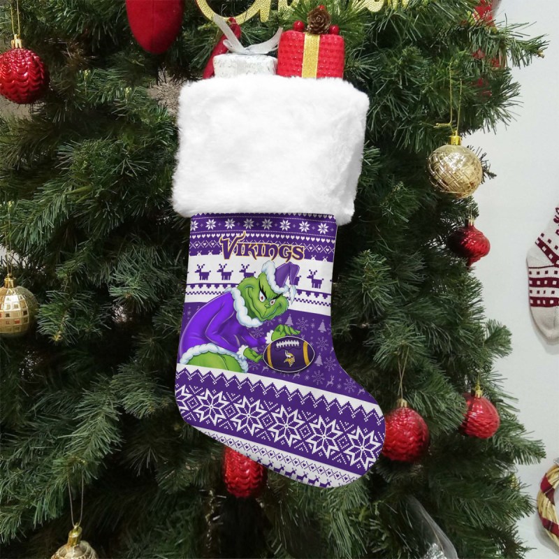 Minnesota Vikings Christmas Socks - Image 1