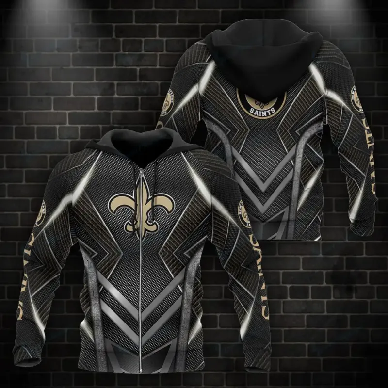 New Orleans Saints Hoodie Back View