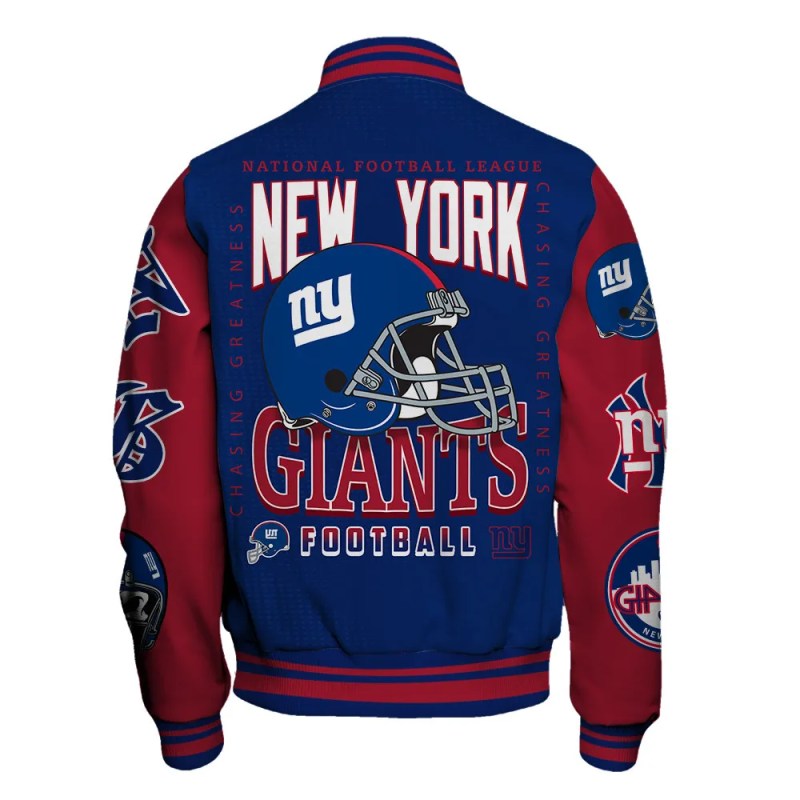 New York Giants Varsity Jacket Style