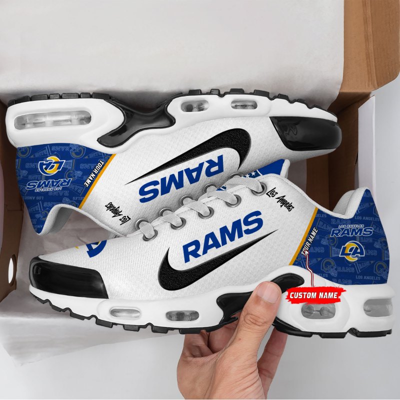 Los Angeles Rams Youth Sneakers Mockup 2