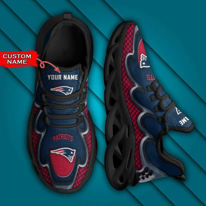New England Patriots Personalized Yezy Running Sneakers