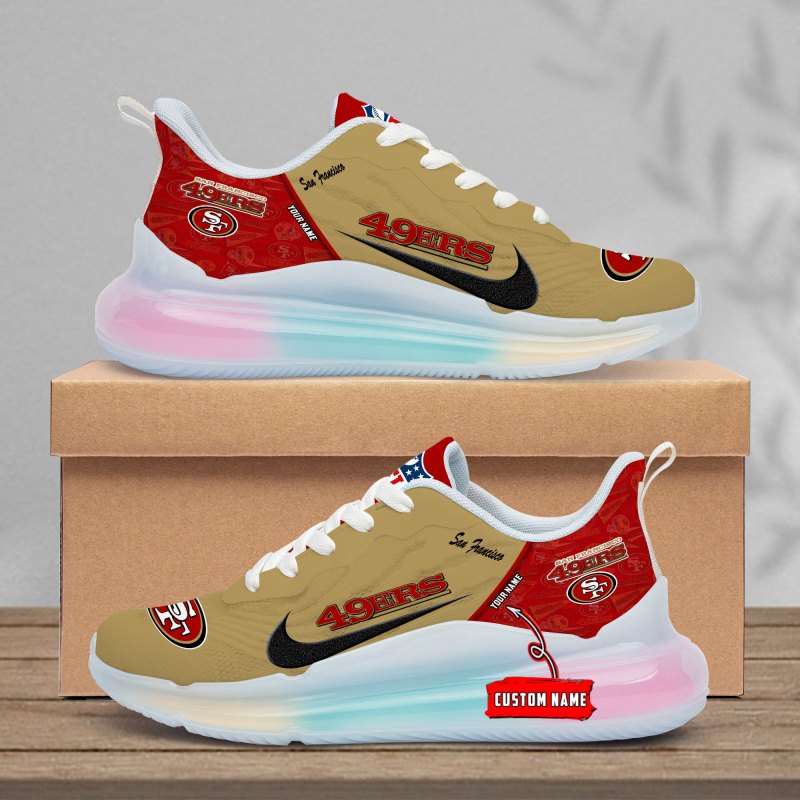 San Francisco 49ers Rainbow Cushion Running Shoes