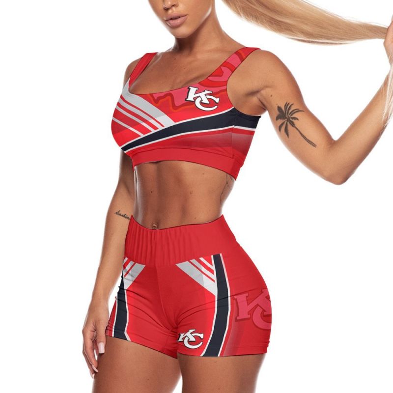 Kansas City Chiefs Sport Bra & Trunks