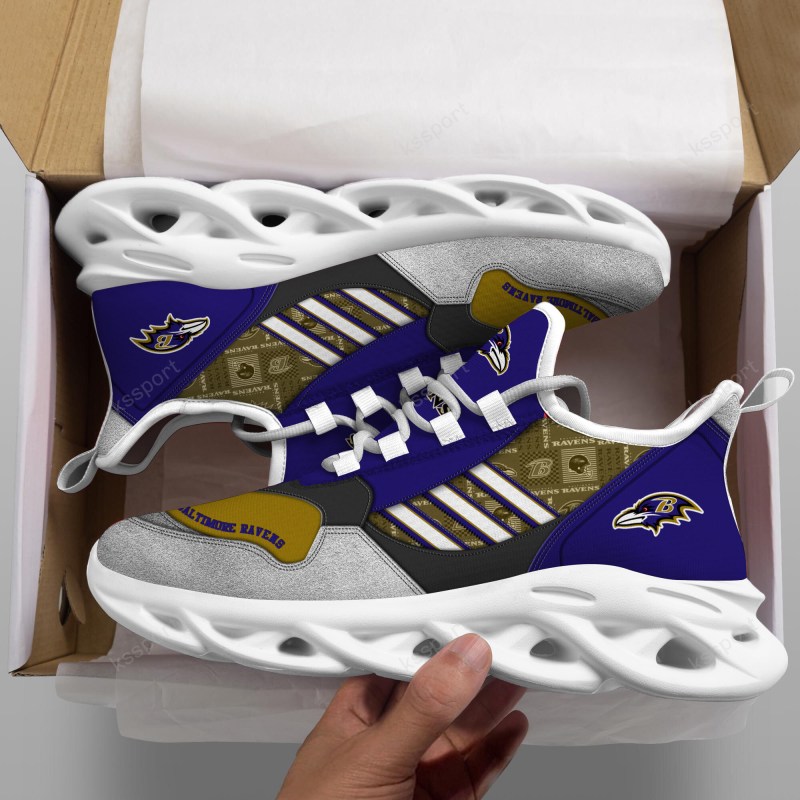 Stylish Baltimore Ravens Yezy Running Sneakers