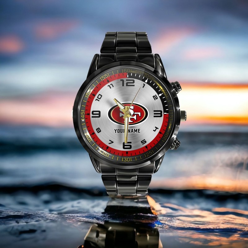 Black Stainless Steel Watch for Fans