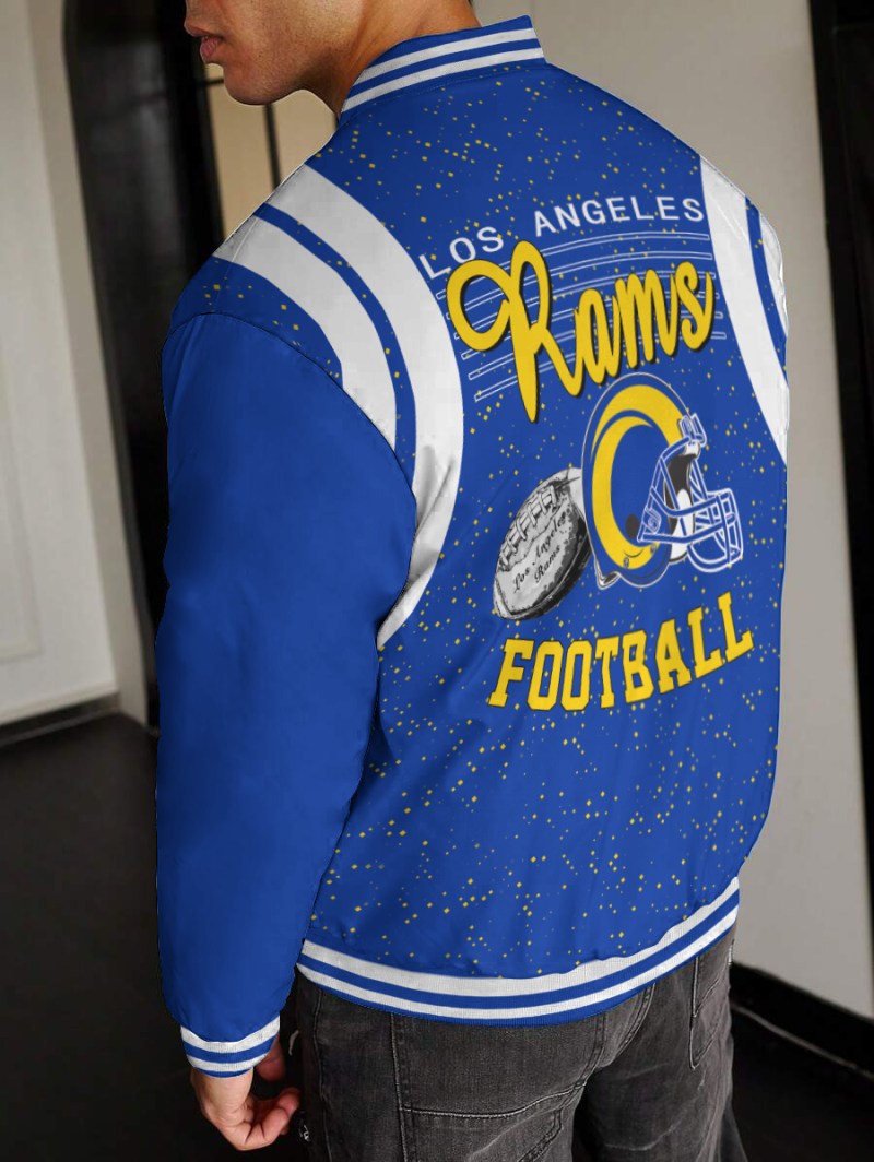 Los Angeles Rams Varsity Jacket Back