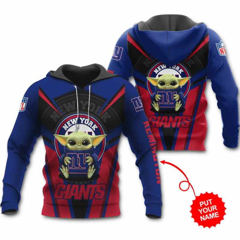 New York Giants Personalized Hoodie