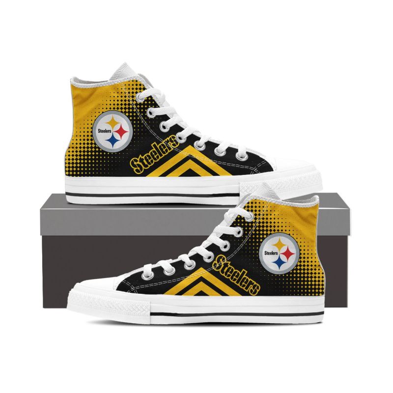 Pittsburgh Steelers High Top Shoes 3