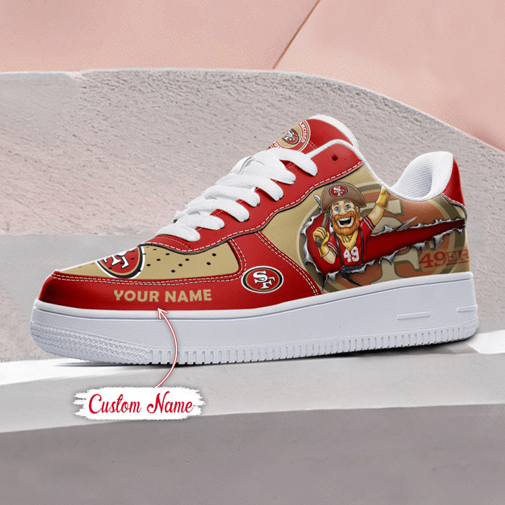 NFL Custom Name Sneakers Front View