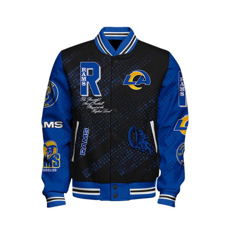 Los Angeles Rams Varsity Jacket Details