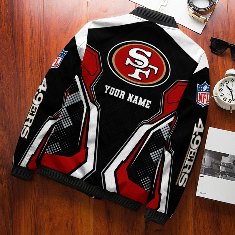San Francisco 49ers Bomber Jacket Details